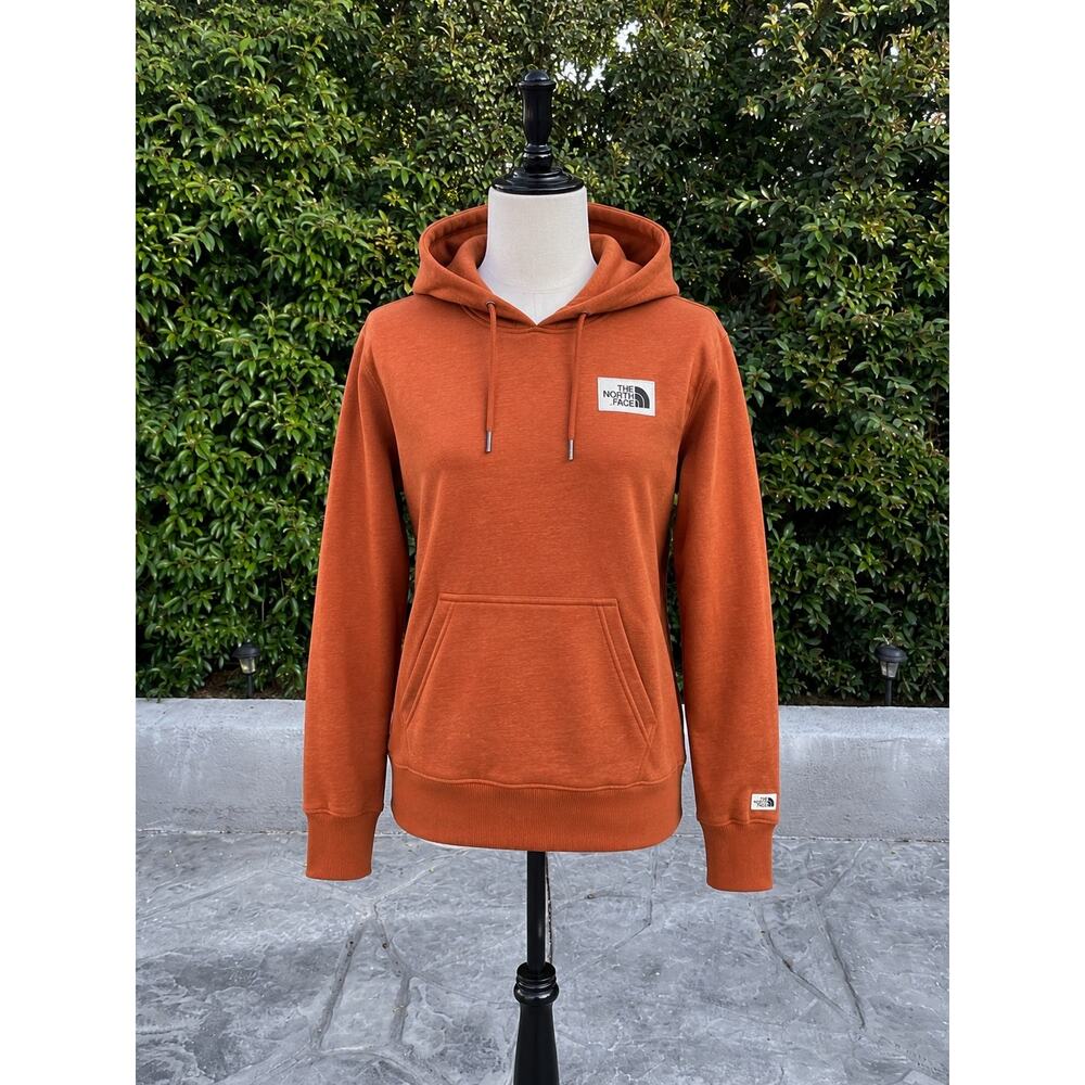 The North Face Hoodie Men’s Medium Rust Orange Pullover Sweatshirt Gorpcore